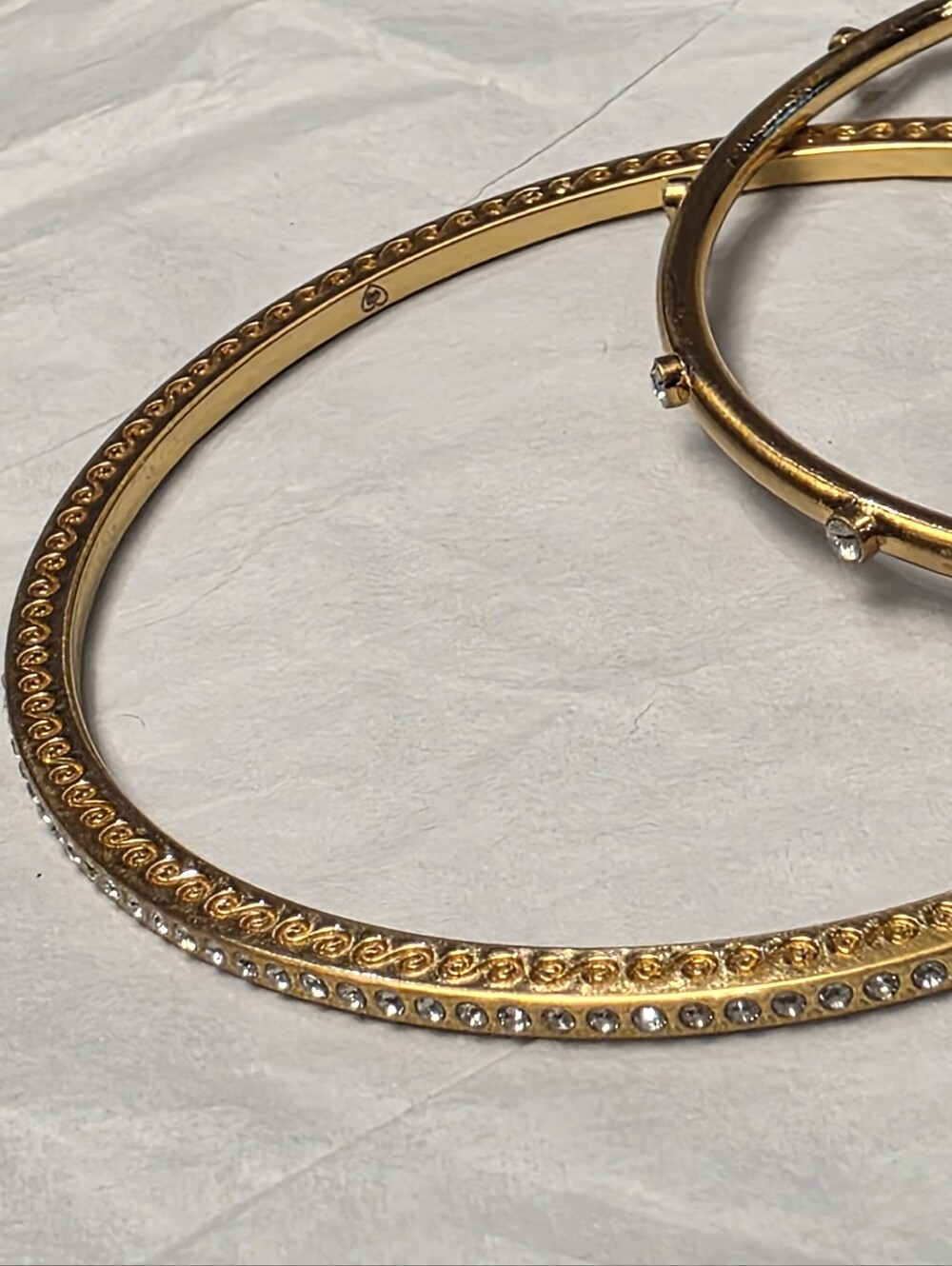 Brighton Neptunes Rings Gold Plated Swarovski Crystal Bangle Bracelets New - Picture 6 of 11